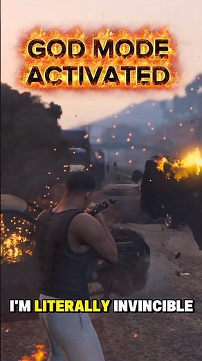 GTA 5 PS5 - The God Mode Cheat is INSANE