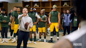 A total team win. 😤 Go inside the #Packers' locker room after Week 13's victory over Kansas City 🎥 #KCvsGB | #GoPackGo | Green Bay Packers