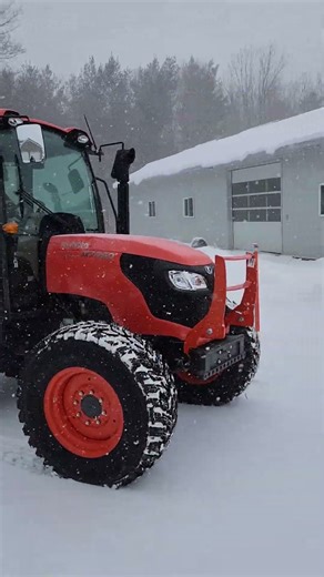 SOLD! Kubota M7060 - 72 hp utility tractor - Factory ordered with...Nokian Snow Tires