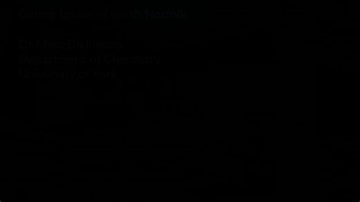 Dating fossils from the Norfolk coast