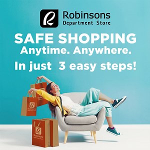 200 reactions · 3 comments | Shop Safe Everyday at Robinsons Department Store! It’s as easy as 1,2,3 guys! See catalogue  https://bit.ly/3i9ic97 Shop now:  Call 0917 LOVEROB (0917 5683762) Chat with us  m.me/RobinsonsDepartmentStore  Connect with us on Viber  https://bit.ly/RDSViberCommunity #CallToOrder #EverydaySafeShopping #RobinsonsDepartmentStore | Robinsons Department Store | Facebook