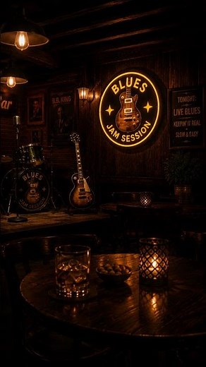 The Lights Are On at Slow Hand Bar Blues Jam Session#SlowHandBar #Blues #bluesjamsession #slowblues
