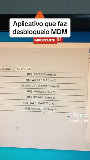 Aplicativo que faz desbloqueio MDM Samsung