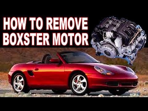 How to Remove Porsche Motor - Boxster - 911 996 - DIY Step by Step Engine Drop