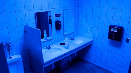 How blue lights can help drug users from getting high