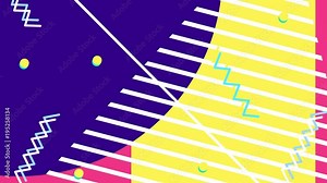 Trendy Electric Colorful Background that seamlessly loop. Create awsome video lirycs, concert backgrounds, party VJ loops, music videos and much more.