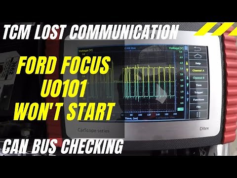 Ford Focus won't start - U0101 - Lost Communication With TCM - Parking Aid Module Fault