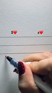 S & s Heart Font(tutorial) #calligraphy #lettering #reels #viral | MtCrafte