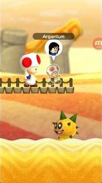 SUPER MARIO RUN TOAD RALLY BLACKDRAGONGAMEZ VS ARGENTUM PART 1 #supermariorun #shorts #gaming