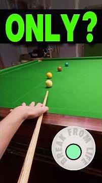 Snooker Practice Break One Pocket 1️⃣ GoPro Headcam POV