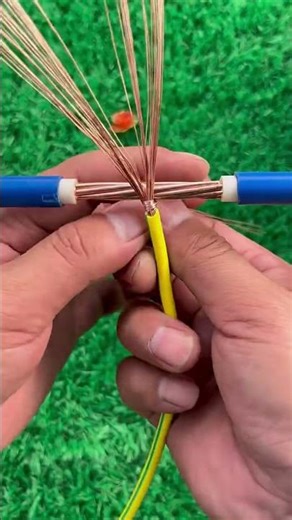 Strongest Copper Wire Joining Method #shorts #wirejoint
