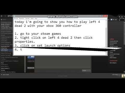 How to play Left 4 dead 2 with a XBOX 360 controller on Pc