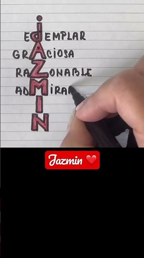 Significado del nombre JAZMIN #significado #nombre #jazmin