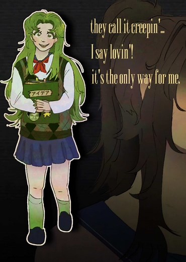 #YANDERESIMULATOR midori is such a funny character to me bc wdym youre a sentient being inside of a mvrder simulator but instead of having an existential crisis about it you just email your creator 1000 times a day asking if your oc can be implemented into your universe. also the main character in your game is your childhood bestfriend and also you wont stop nit picking her mvrder methods and hosting epic rap battles. lorddd shes so crazy i 💚 her 🎶🎼: an unhealthy obsession #midorigurin #ayano