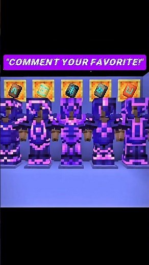 Minecraft All Armor Trim With Amethyst Shard #trimcombination