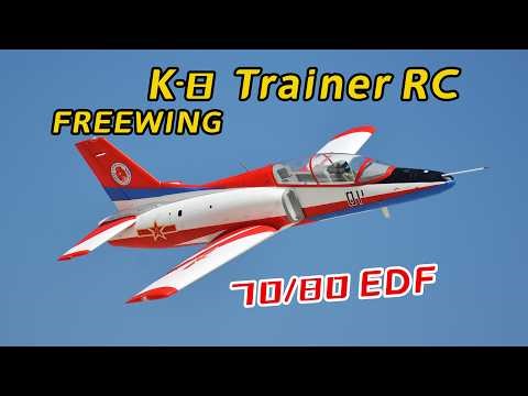 NEW RC Trainer Aircraft! Freewing 70/80mm EDF Scale Plane Review