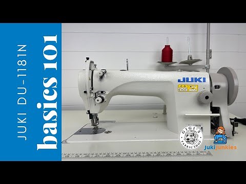 How To Thread / Wind Bobbin On The Juki DU-1181N ( Plus tons of helpful information!)