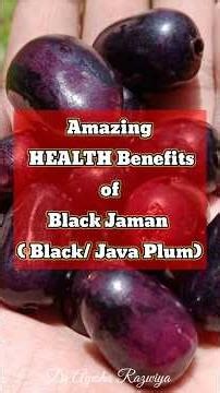 Amazing Health Benefits Of Jamun (Java plum) #jamunbenefits #healthvideo