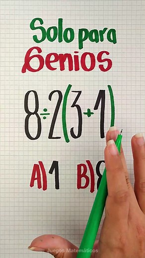 Solo para genios | Juegos Matemáticos