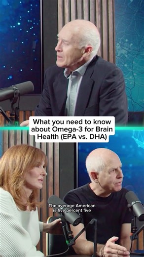 Omega-3: What You Need to Know for Brain Health. 🐟 Full conversation out now on Change Your Brain podcast - Apple, Spotify, Youtube. #brainhealth #mentalhealth #omega3 #dailysupplement #fyp