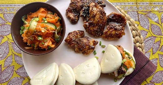 Hoisin Chicken with Quick Pickled Veg