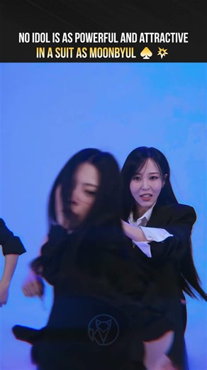 no idol is as powerful & attractive in a suit as Moonbyul ♠️💥 | MAMAMOO Hertz performance fancam