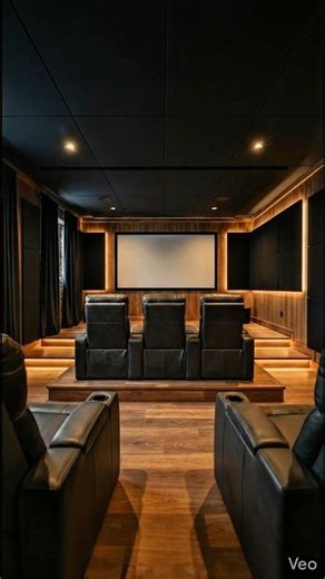 Luxury Home Theater Renovation | Cinematic Transformation #shorts