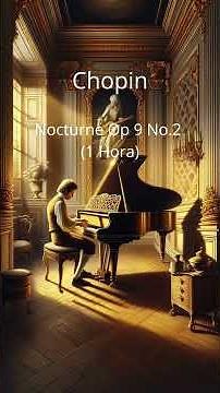 Chopin - Nocturne Op 9 No.2 (1 Hora ) Musica Clássica Relaxante _ Estudar_ Trabalhar_ Ler #shorts