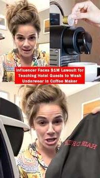 Hotel Coffee Maker Underwear Video Leads to $1M Lawsuit for Tara Woodcox