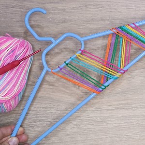 878K views · 345 reactions | Wow..! What I did from the clothes hanger was amazing I made it for my daughter's room | Knitting Hobby | Facebook