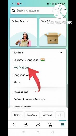 how to turn off approve notification on amazon#àmazon ke notification settings