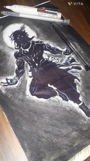 that is my krishna ji drawing