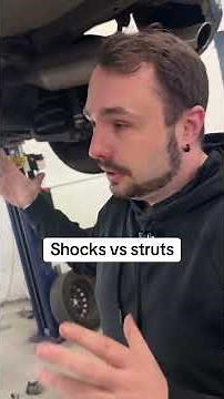 What’s the difference between shocks and struts? #auto ￼