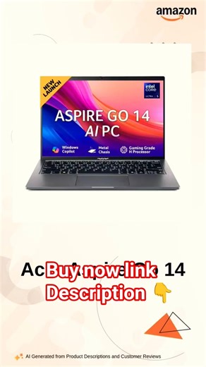 Best 14 Inch AI Laptop 2026? Acer Aspire Go 14 Honest Review 💻 #shorts #laptop #viral