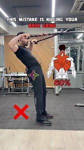 ✅Save/Share if you find this useful & Face pulls are an excellent variation for training your mid-back and rear delts. However, doing them is a total waste if you're swinging your whole body while pulling the rope towards you, as shown in the video. This reduces the tension on your targeted back muscles to only 60% and involves your lower back, which can lead to injury.Instead, take one foot back and stand in a staggered stance (as shown). This increases stability and allows you to pull the weig