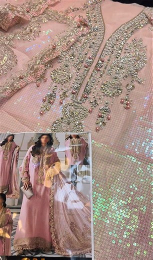 Daily informative Pk on Instagram: "Mashallah Fancy Fabrics : 0312-1190655 Shop # 3, 3rd Floor, Rabi Center, Tariq Road, Karachi #fancydress #partywear #designerwear #LawnSuits #weddingdress"