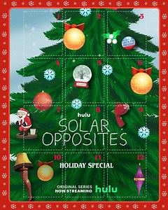 IT'S THE SOLAR OPPOSITES HOLIDAY SPECIAL! That Tiny Tim's got NOTHING on the Pupa. Now Streaming on Hulu. 🎁🎁🎁 | Solar Opposites