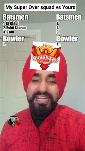 My Super Over squad vs Yours