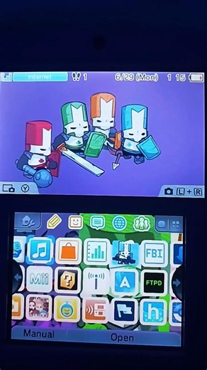 I made an epic Castle Crashers theme for the 3DS! #gaming #3ds #castlecrashers @TheBehemothGames