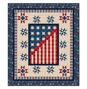 Celebration of Stars Quilt Kit Featuring American Heartland - Etsy