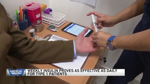 Weekly insulin proves as effective as daily for Type 1 patients