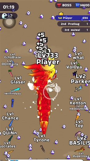 10Snack clash boos fight winsnakeclash gameplaysnake clash live stream