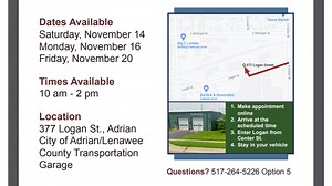 Lenawee County expands free drive-thru COVID-19 testing