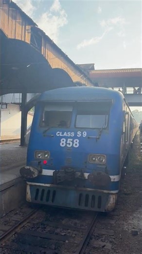 Class S9-858 Blue Diesel electrical power coach #train
