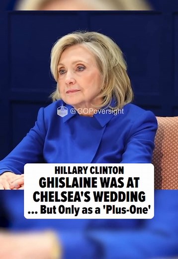 Hillary Clinton Addresses Ghislaine Maxwell at Chelsea's Wedding