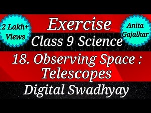 Exercise class 9 science 18. Observing Space telescopes । Question answer observing space telescope