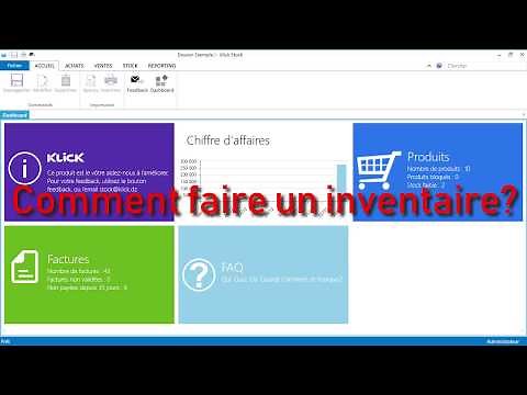 Comment faire un inventaire?