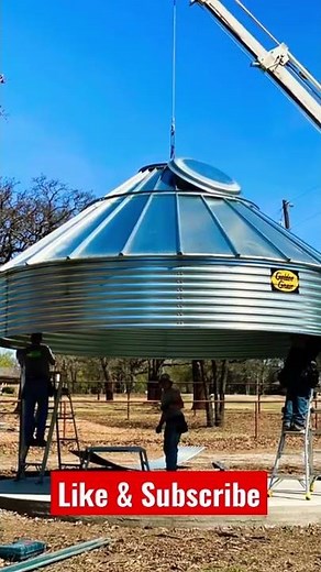Grain Bin Gazebo Install | Installed in Burleson Tx | Grain Bin Gazebo | Binzebo