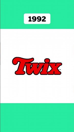 The History of the Twix Logo 🍫 #Twix #Twix #History #Logo #1979 #Bar #Chocolate #Subscribe #Shorts