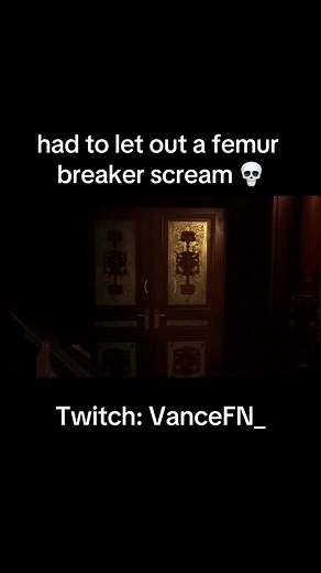 had to let out a femur breaker scream 💀 #residentevil8 #residentevilvillage #residentevil #fyp #fypシ #fypage #viral #trending #funny #funnyclips #memes #streaming #gaming #gameplay #jumpscares #re8 #horrorgames #twitch